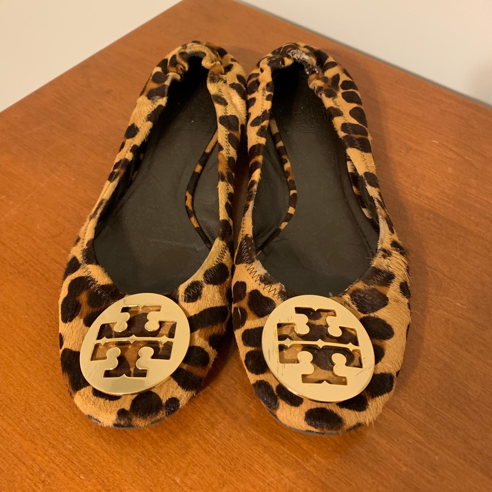 Tory Burch Leopard Print Flats